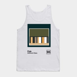 Different Class  / Minimalist Style Graphic Poster Design Tank Top